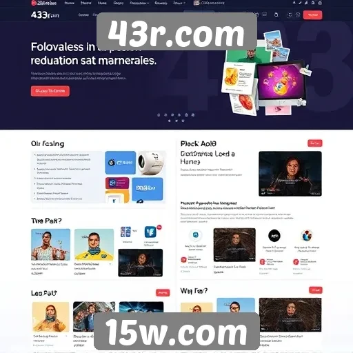 Evolução do design do site 43r.com ao longo do tempo